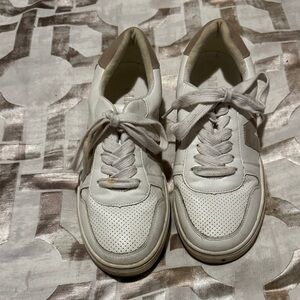 MIA White and Tan Women's Sneakers